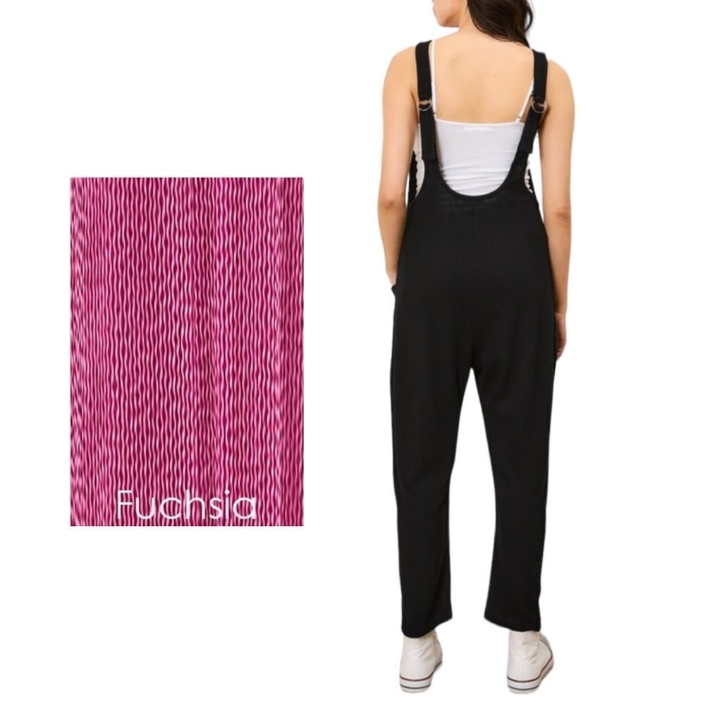 Fuschia Women's Jumpsuit. Size M - Picture 2 of 6